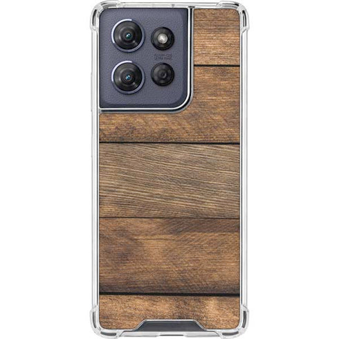 Early American Wood Planks Moto G Play 5G (2025) Clear Case
